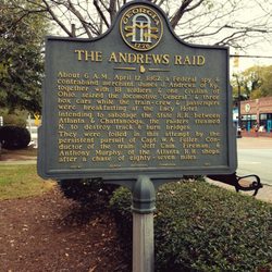 Government Organizations - The Andrews Raid Historical Marker
